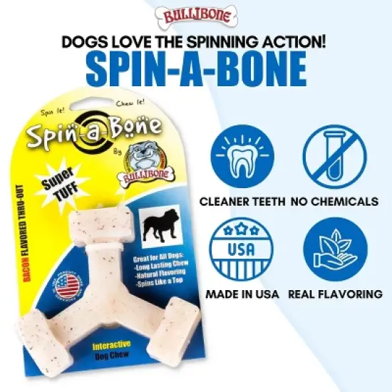 Bullibone Jumbo Spinabone Chew Toy for Aggressive Chewers image {3}