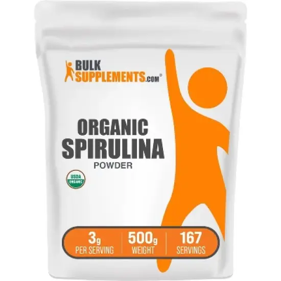 BulkSupplements Organic Spirulina Powder image {6}