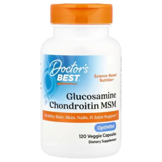 Doctor's Best Glucosamine Chondroitin MSM, 120 Veggie Capsules image {4}