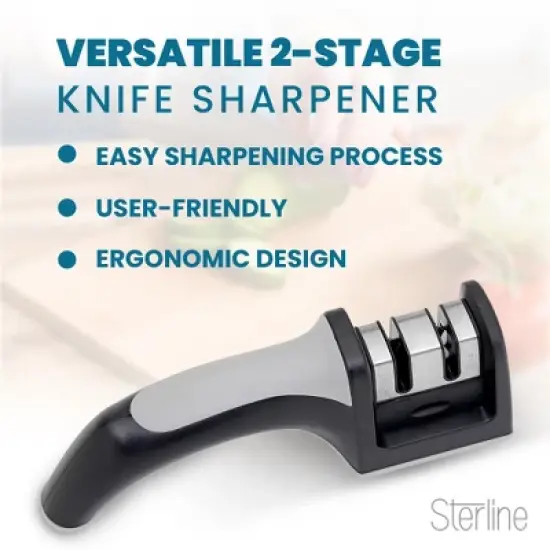 Sterline 2-Stage Knife Sharpener: Precision and Ease for Your Kitchen image {3}