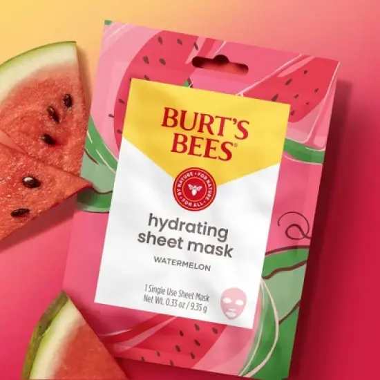 Burt's Bees Hydrating Sheet Mask Watermelon - 1ct image {2}