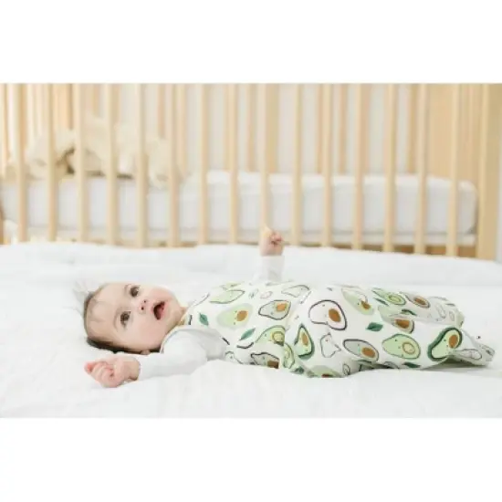 Loulou Lollipop Muslin Sleep Sack Wearable Blanket - Avocado 12-24M image {6}