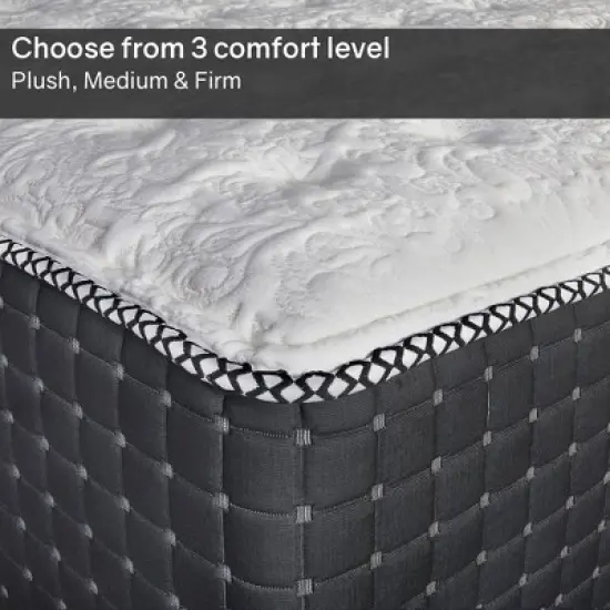 Continental Sleep 14" Ultra Soft Pocket Coil Hybrid Mattress,  image {3}