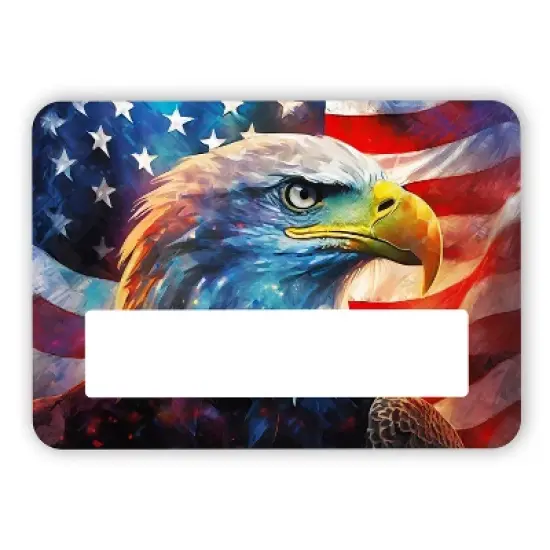 Avery American Flag Patriotic Eagle Name Badges, 2-1/3" x 3-3/8", 80ct image {6}