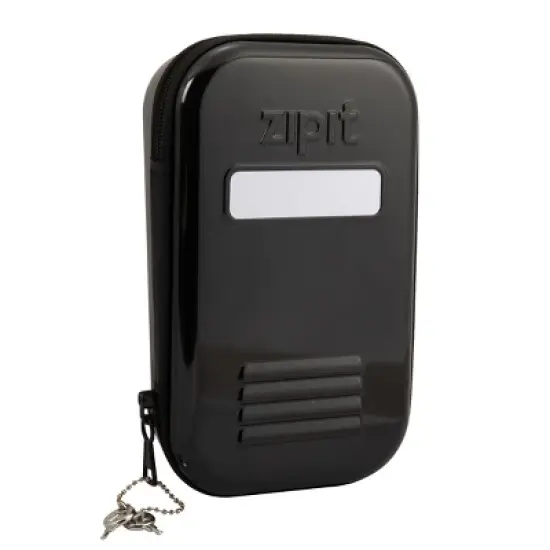 ZIPIT Lock Pencil Case for Kids, Black Pencil Box image {6}