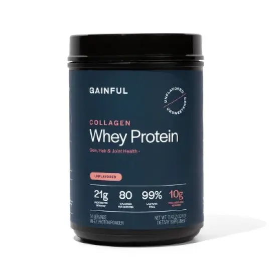Gainful Whey Protein Powder - Collagen - 14 Servings image {8}