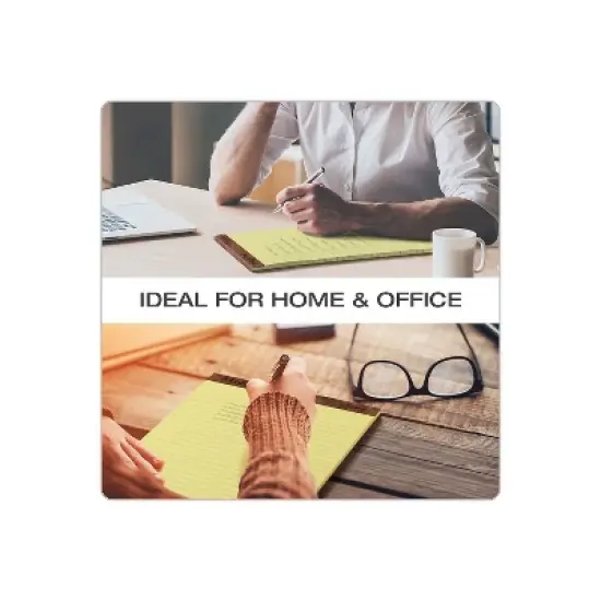 TOPS "The Legal Pad" Ruled Perforated Pads 8 1/2 x 11 3/4 Canary 50 Sheets Dozen 7532 image {6}