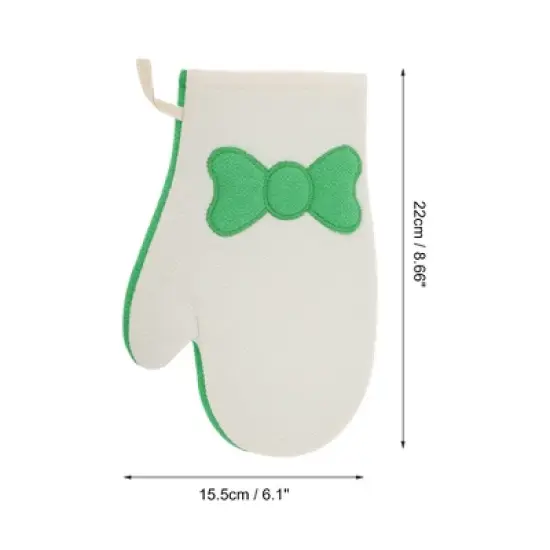 Unique Bargains Shower Gloves 8.66"x6.1" 1 Pc image {3}