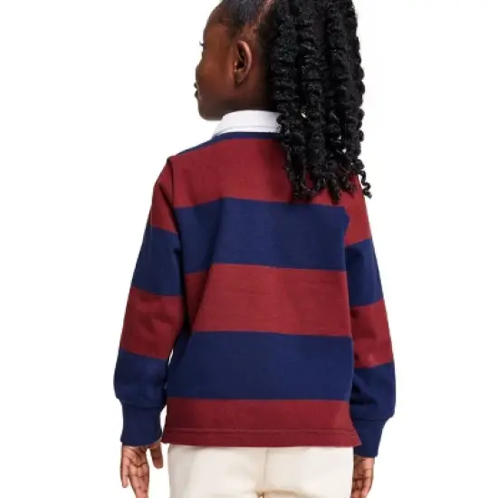 Toddler Crest Logo Stripe Collared Long Sleeve Rugby Shirt - Rowing Blazers x Target image {2}