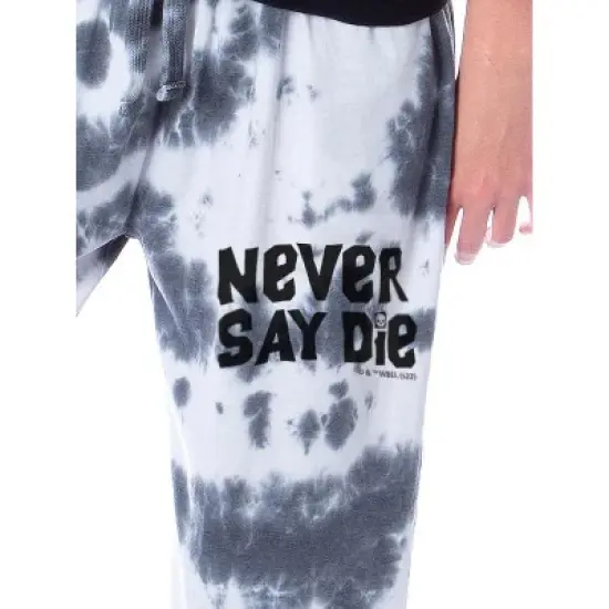 The Goonies Womens' Movie Skull Map Never Say Die Sleep Pajama Set Multicolored image {2}