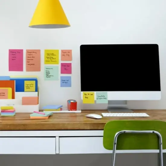 Post-it&reg; Super Sticky Notes - Summer Joy Collection - 3" x 3" Plain, 24-Pack image {3}