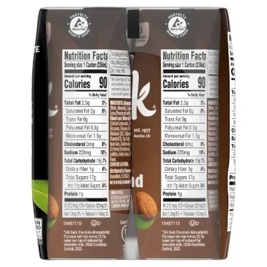 Silk Shelf Stable Non-Dairy Almond Milk image {10}