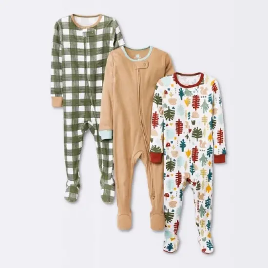 Baby Boys' 3pk Tight Fit Sleep N' Play - Cloud Island&trade; image {4}