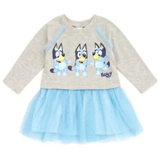 Bluey Girls French Terry Dress Toddler image {4}