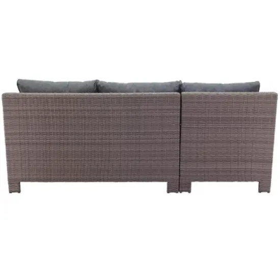 Courtyard Casual Canyon Bay Loveseat Daybed Combo  Converts from Loveseat with Chaise Lounge into Double Day bed image {9}