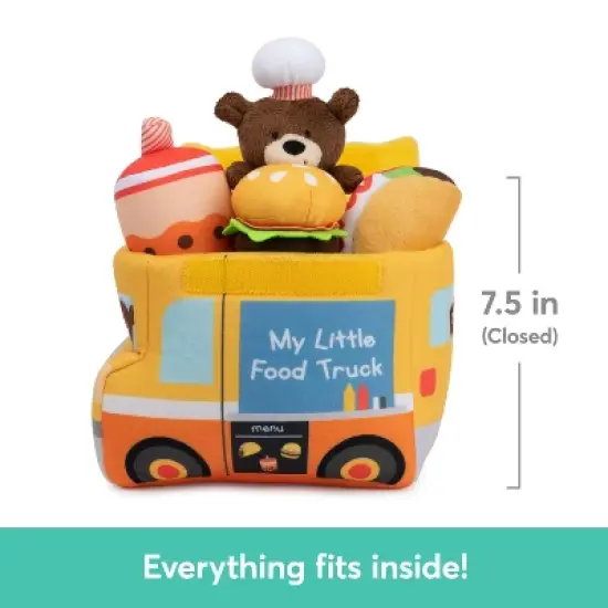 Baby GUND Play Soft Collection, My Little Food Truck 5-Piece Plush Playset with Rattle, Squeaker and Crinkle Sound Toys  7.5&rdquo; image {5}