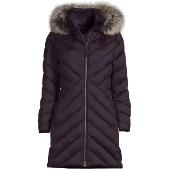 Lands' End Women's Insulated Cozy Fleece Lined Primaloft Coat image {7}