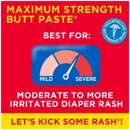 Boudreaux's Butt Paste Baby Diaper Rash Cream Maximum Strength - 4oz image {2}