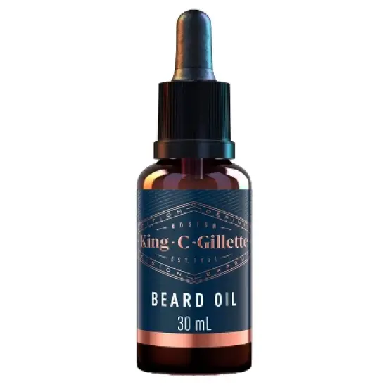 King C. Gillette Men's Beard Oil with Argan Oil - 1 fl.oz image {8}
