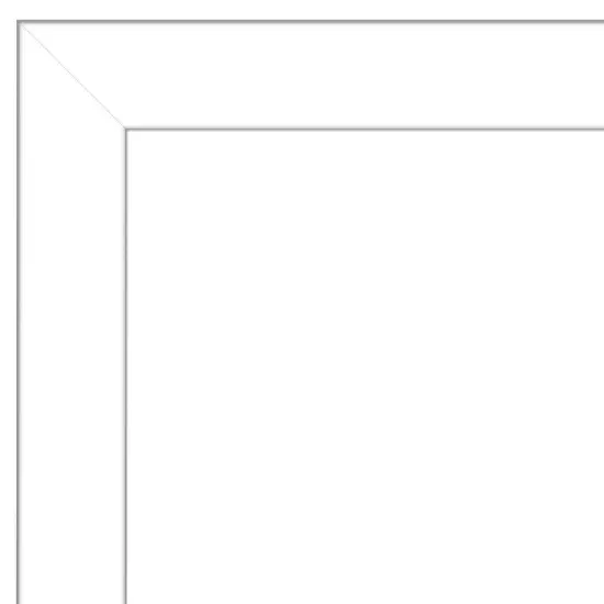 Amanti Art Wedge White Framed Dry Erase Magnetic Board image {3}