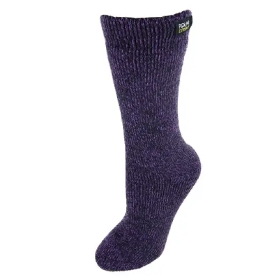 Polar Extreme Women's Marled Insulated Thermal Socks with Fleece Lining image {4}