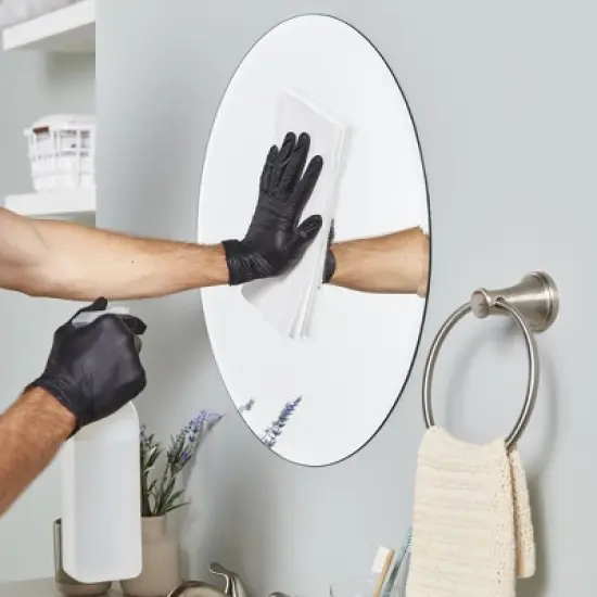 CareStock Black Nitrile Exam Gloves - Powder Free, Slip-Resistant, Disposable image {4}