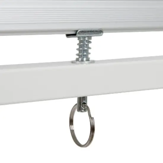 Emma and Oliver Double-Sided Mobile White Board Stand with Pen Tray image {11}