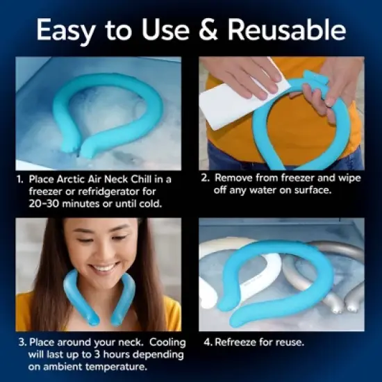 As Seen on TV Arctic Air Neck Chill Portable Fan image {8}