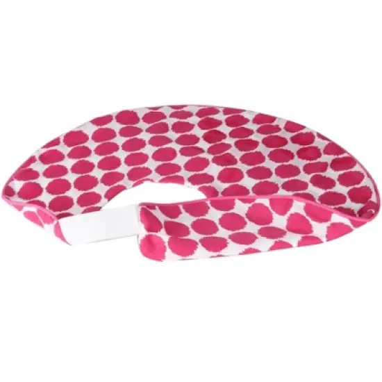 Bacati - 3 pc Ikat Zigzag Pink Dots Muslin Hugster Feeding & Infant Support Nursing Pillow image {5}
