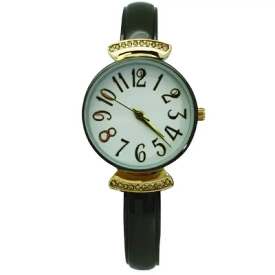 Olivia Pratt Every Day Large Numbers Dial Metal Bangle Watch image {2}