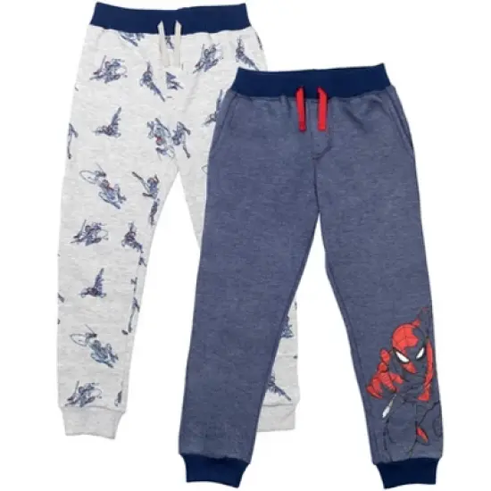 Marvel Avengers Spider-Man Fleece 2 Pack Pants Toddler to Big Kid image {7}