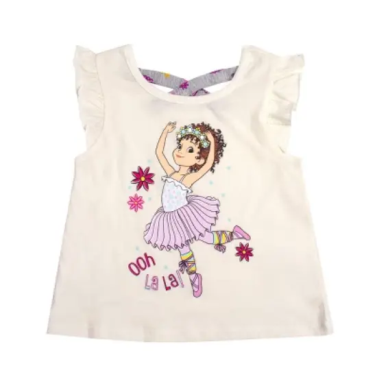 Disney Girl's 3-Pack Fancy Nancy Short Set with Tee, Tank Top and Print Shorts for Toddlers image {1}