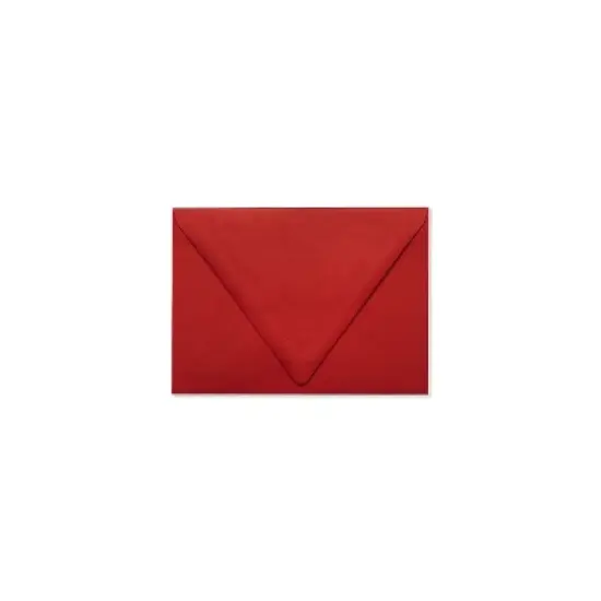 LUX A7 Contour Flap Envelopes 5 1/4 x 7 1/4 50/Box Ruby Red EX-1880-18-50 image {1}