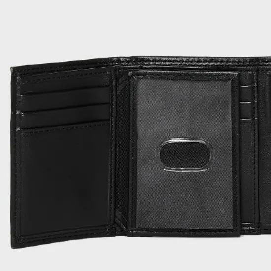Men's RFID Trifold Wallet - Goodfellow & Co&trade; Black image {4}