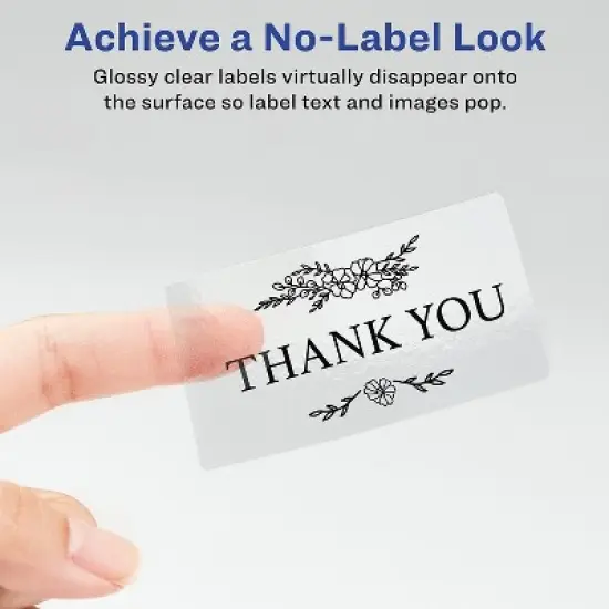 Avery Mailing Labels Shipping 2"x4" 100/PK Glossy CL 6522 image {1}