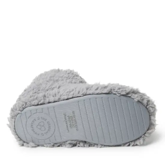 Dearfoams Kid's Tate Pile Bootie Slipper image {3}