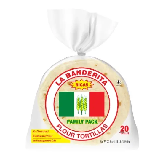 La Banderita Family Pack Flour Tortillas - 22.5oz/20ct image {4}