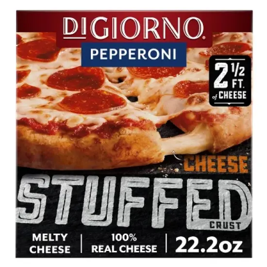 DiGiorno Pepperoni Frozen Pizza with Cheese Stuffed Crust - 22.2oz image {8}