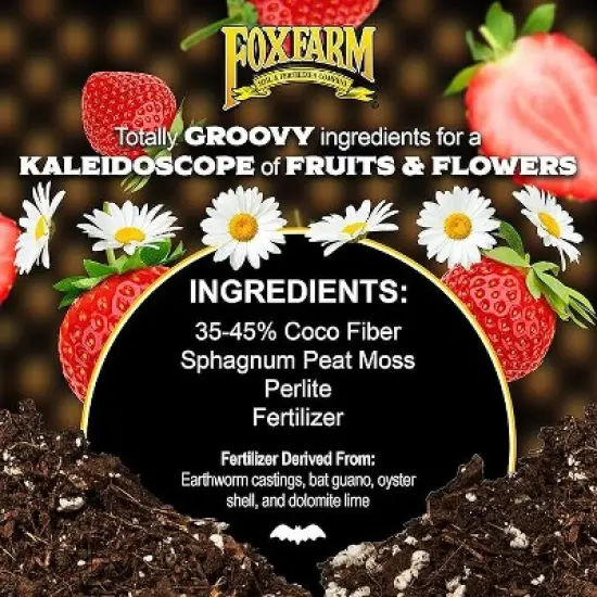 FoxFarm Strawberry Fields Fruiting & Flowering Potting Soil, 1.5cu ft image {4}