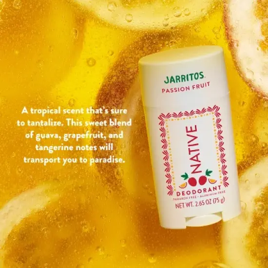 Native Deodorant for Women & Men - Limited Edition Jarritos - Passion Fruit - 2.65oz image {5}