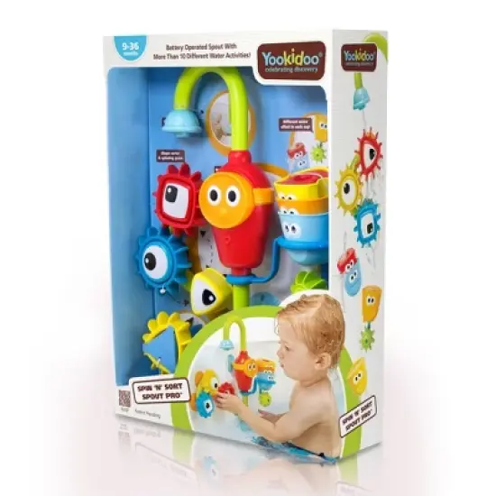 Yookidoo Spin 'n' Sort Spout Pro Bath Toy image {3}