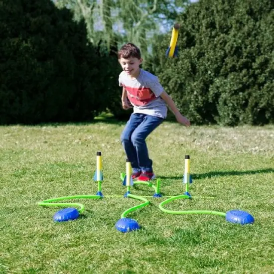 HearthSong Kids Stomp Backyard Launch Rocket Flyers, Set of Eight image {3}