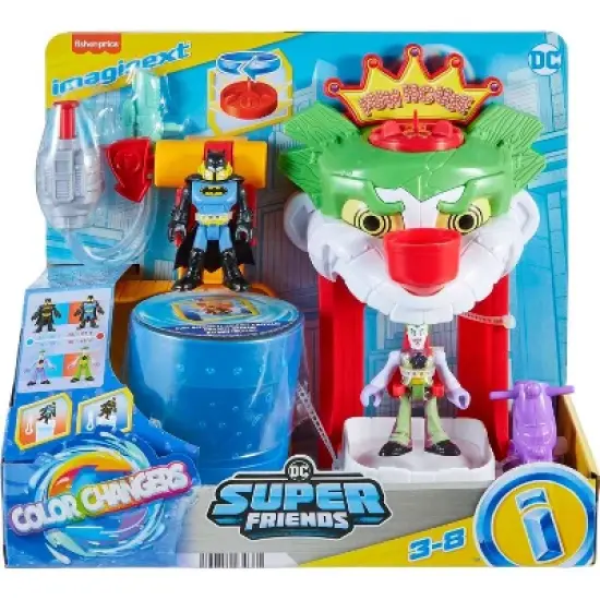 Fisher-Price Imaginext DC Super Friends The Joker Funhouse Playset with Color Changing Action image {5}