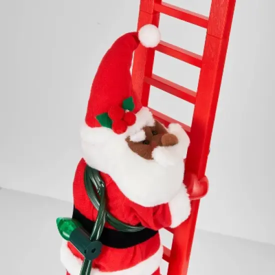 Large Climbing Santa Decorative Christmas Figurine Red - Wondershop&trade; image {2}