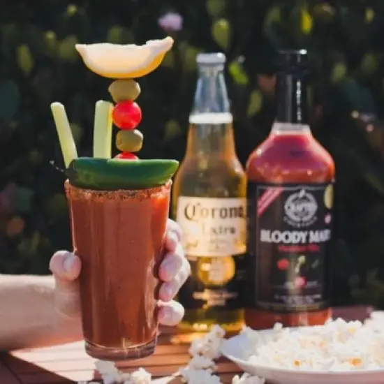 Crafted Cocktails Bloody Mary Mix: 6 Pack: Gold Medal Winning, 50 Calories Per Serving, Tomato, Horseradish, Worcestershire and Spices for Great Taste image {5}