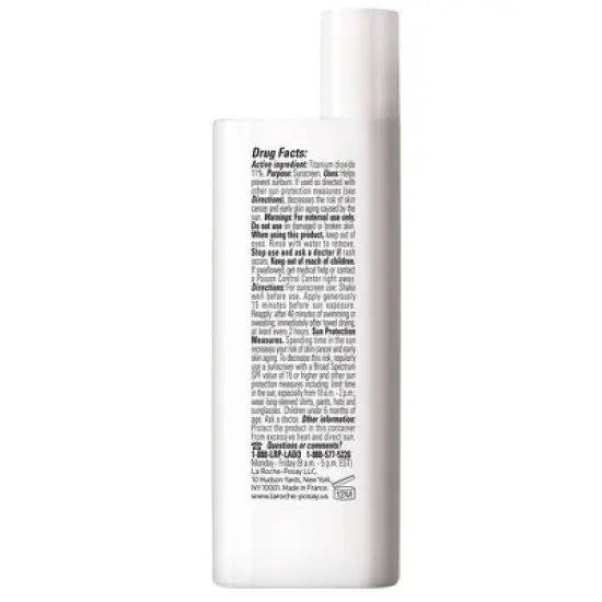 La Roche Posay Anthelios Tinted Face Sunscreen SPF 50, Ultra-Light Fluid Mineral Face Sunscreen with Titanium Dioxide - SPF 50 - 1.7 fl oz​ image {3}
