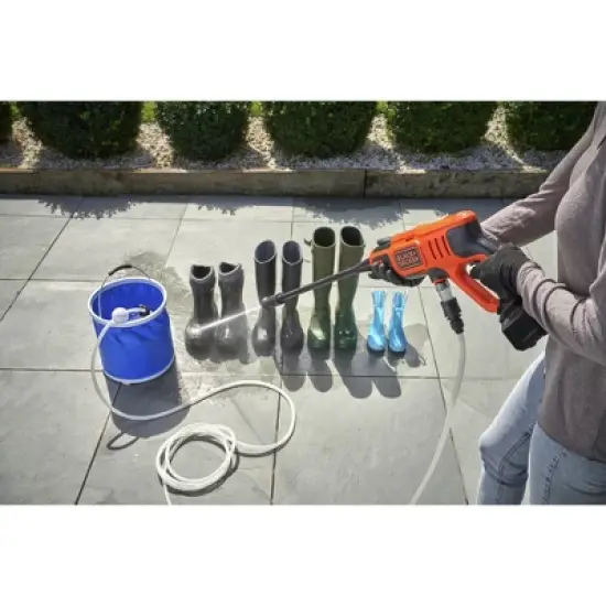 Black & Decker BCPW350C1 20V MAX Lithium-Ion 350 PSI Cordless Power Cleaner Kit (1.5 Ah) image {8}