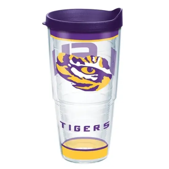 NCAA LSU Tigers Tradition Classic Tumbler with Lid - 24oz image {3}