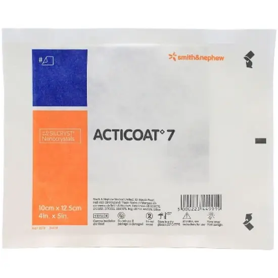 Smith & Nephew 20141 Acticoat 7 Day 4 in. x 5 in. (Each) image {3}
