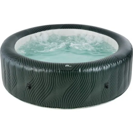 MSpa Meteor Round Bubble Spa with Thermal Cover 245 Gal 164 Electric 110 Volt AC Inflatable Hot Tub image {1}